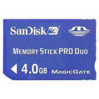 Sandisk MS Pro Duo 4GB (SDMSPD-004G-B)